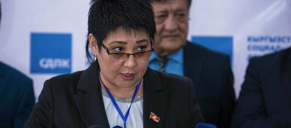 Брифинг по итогам XVIII съезда социал-демократической партии - Sputnik Кыргызстан