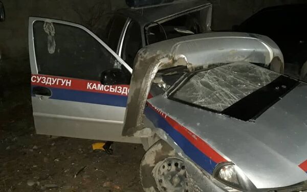 Авария произошла в районе села Боо-Терек 5 апреля примерно в 23:00 - Sputnik Кыргызстан
