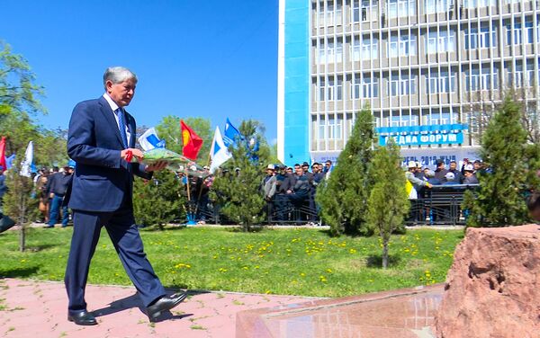 Мероприятие проходило у здания медиафорума в Бишкеке - Sputnik Кыргызстан