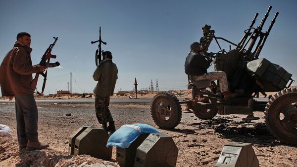 Бойцы оппозиции Ливии. Архивное фото - Sputnik Кыргызстан