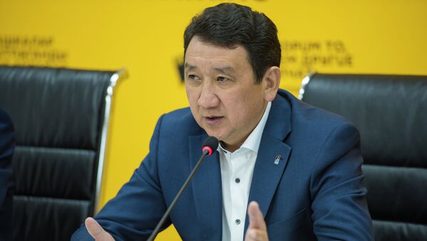 Глава Федерации хоккея КР Анвар Оморканов - Sputnik Кыргызстан