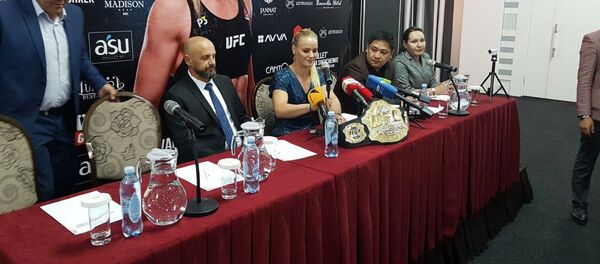 Пресс-конференция чемпионки UFC Валентины Шевченко в Бишкеке - Sputnik Кыргызстан