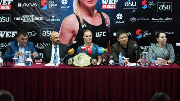 Пресс-конференция чемпионки UFC Валентины Шевченко в Бишкеке - Sputnik Кыргызстан