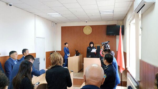 Суд по делу допущения убийства Бурулай Турдали кызы в здании Жайыльского РОВД - Sputnik Кыргызстан
