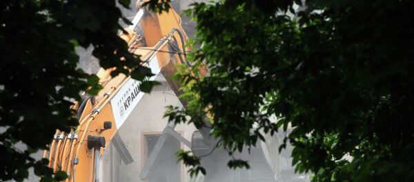 Попытка сноса здания Дома культуры имени Серафимовича в Москве Попытка сноса здания Дома культуры имени Серафимовича в Москве - Sputnik Кыргызстан