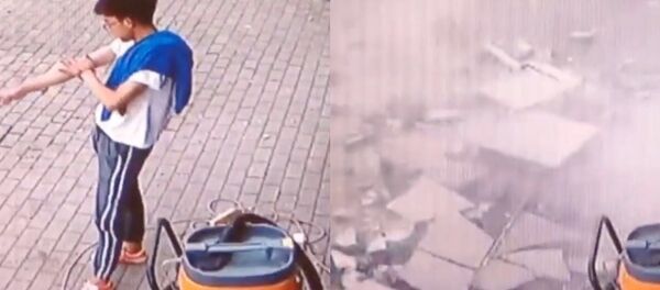 Көз ирмем тагдырды чечкенде. Кытайлык жигиттин ажалдан аман калган видеосу - Sputnik Кыргызстан