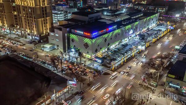 Невероятно красиво! Ночной Бишкек сняли в ускоренном режиме — видео с дрона - Sputnik Кыргызстан
