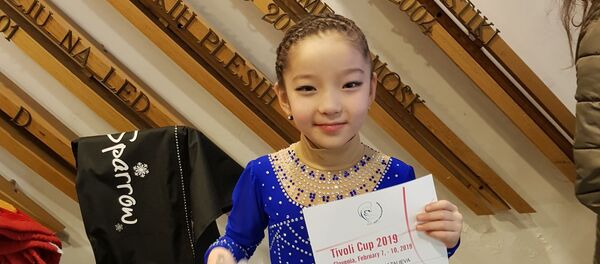 Уроженка кыргызстана, фигуристка сборной Австрии Элес Намазалиева - Sputnik Кыргызстан