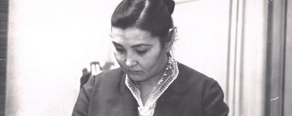 Кыргыз эл акыны Тенти Адышева. Архив - Sputnik Кыргызстан