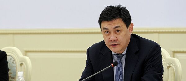 Министр экономики Кыргызстана Санжар Муканбетов. Архивное фото - Sputnik Кыргызстан