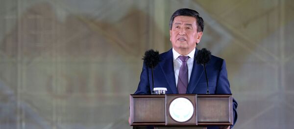 Президент КР Сооронбай Жээнбеков Президент КР Сооронбай Жээнбеков - Sputnik Кыргызстан