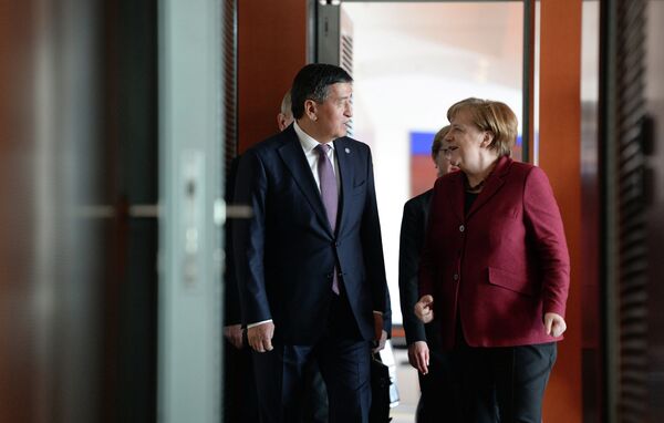 Официальный визит президента КР Сооронбая Жээнбекова в Германию - Sputnik Кыргызстан
