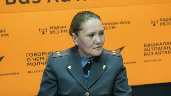 Заместитель начальника пресс-службы МВД Карима Аманкулова - Sputnik Кыргызстан
