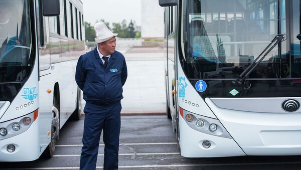 Новые автобусы в Бишкеке, работающие на газе - Sputnik Кыргызстан
