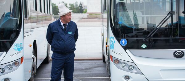 Новые автобусы в Бишкеке. Архивное фото - Sputnik Кыргызстан