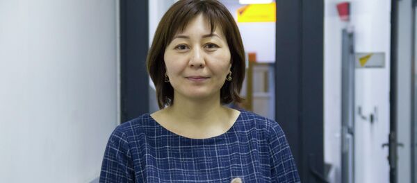 Коммерциялык банктардын биринин аймактагы бөлүмүнүн жетекчиси Назгүл Маткаримова - Sputnik Кыргызстан