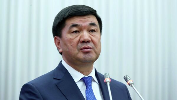Отчет премьер-министра  Мухаммедкалыя Абылгазиева в Жогорку Кенеше - Sputnik Кыргызстан