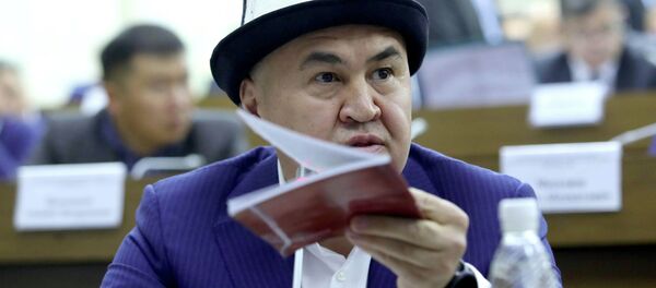 Депутат ЖК Алтынбек Сулайманов - Sputnik Кыргызстан