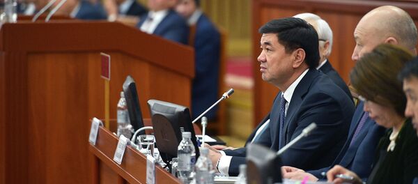 Премьер-министр КР Мухаммедкалый Абылгазиев. Архивное фото - Sputnik Кыргызстан