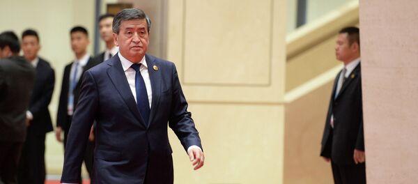 Президент КР Сооронбай Жээнбеков на сессии второго форума Один пояс — один путь в Пекине - Sputnik Кыргызстан