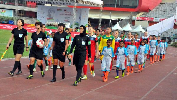 Bangamata U-19 Womens International Gold Cup 2019. Кыргызстан — Бангладеш - Sputnik Кыргызстан