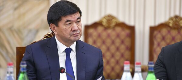 Премьер-министр Мухаммедкалый Абылгазиев. Архив - Sputnik Кыргызстан