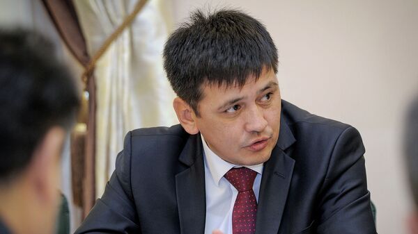 Бишкек мэрине жаңы орун басар болуп дайындалган Бактыбек Абдиев.Архивдик сүрөт - Sputnik Кыргызстан