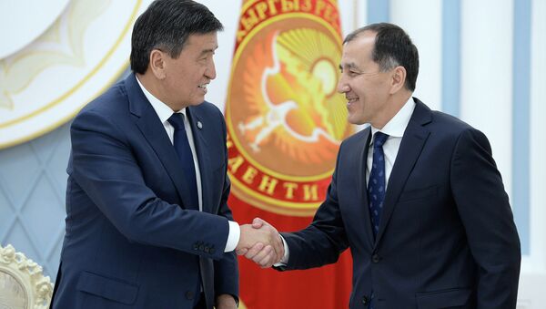 Встреча президента Сооронбая Жээнбекова  с судьями Конституционной палаты Верховного суда - Sputnik Кыргызстан