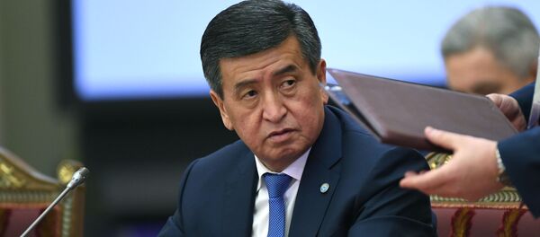 Президент Кыргызстана Сооронбай Жээнбеков. Архивное фото - Sputnik Кыргызстан