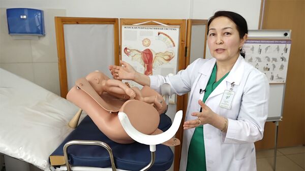 Что ждет будущую маму — гинеколог из КР показала, как проходят роды. Видео - Sputnik Кыргызстан