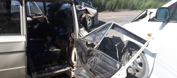 Ош облусуна караштуу Араван районунда болгон жол кырсыктан эки киши менен наристе каза тапты - Sputnik Кыргызстан