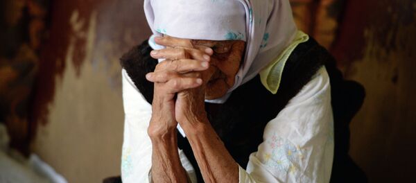 Долгожительница из Чечни 128-летняя Коку Истамбулова - Sputnik Кыргызстан