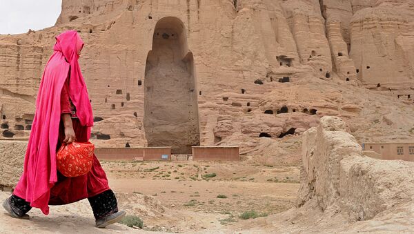 Бамианские статуи Будды, Афганистан, 2010 год - Sputnik Кыргызстан
