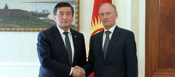 Президент КР Сооронбай Жээнбеков принял Секретаря Совета безопасности РФ Николая Патрушева - Sputnik Кыргызстан