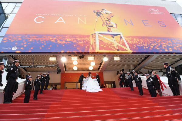 Американская актриса Джессика Чон на красной дорожке церемонии открытия 72-го Каннского международного кинофестиваля - Sputnik Кыргызстан