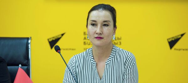 Электр станциялары ААКтын маалымат катчысы Тагжана Айдаралиева. Архив - Sputnik Кыргызстан