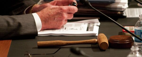 Судья на судебном заседании. Архивное фото Судья на судебном заседании. Архивное фото - Sputnik Кыргызстан