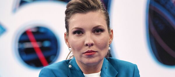 Российская журналистка и телеведущая Ольга Скабеева. Архивное фото - Sputnik Кыргызстан