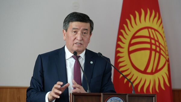 Рабочий визит президента КР Жээнбекова в Иссык-Кульскую область - Sputnik Кыргызстан