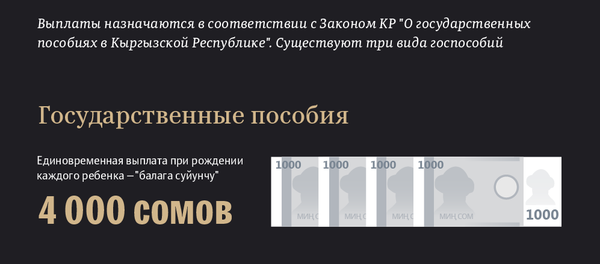 Какие пособия полагаются кыргызстанцам от государства - Sputnik Кыргызстан
