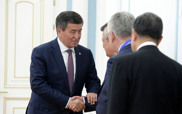 Президент Сооронбай Жээнбеков встретился с министрами иностранных дел государств — членов Шанхайской организации сотрудничества - Sputnik Кыргызстан