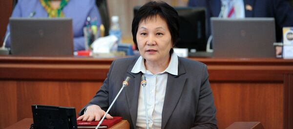 Экс-министр здравоохранения КР Динара Сагинбаева - Sputnik Кыргызстан