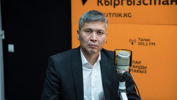 Бишкек мэриясынын муниципалдык унаа токтотуучу жайлар департаментинин директору Дамир Жумашев - Sputnik Кыргызстан