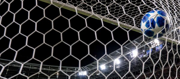 Мяч в воротах. Архивное фото Мяч в воротах. Архивное фото - Sputnik Кыргызстан
