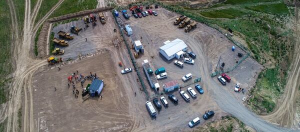 Строительство мусорного полигона на окраине Бишкека - Sputnik Кыргызстан