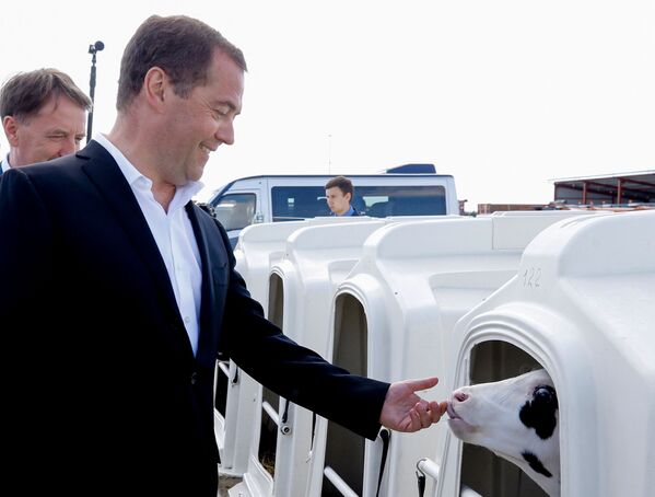 Рабочая поездка премьер-министра РФ Д. Медведева в Центральный федеральный округ - Sputnik Кыргызстан