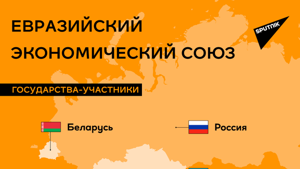 ЕАЭС исполняется пять лет. Население, площадь и состав — инфографика - Sputnik Кыргызстан
