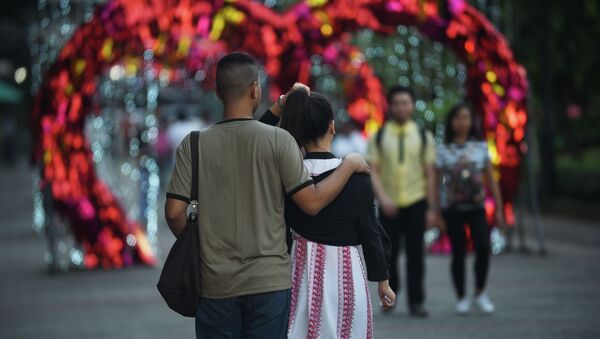 День святого Валентина в Маниле - Sputnik Кыргызстан