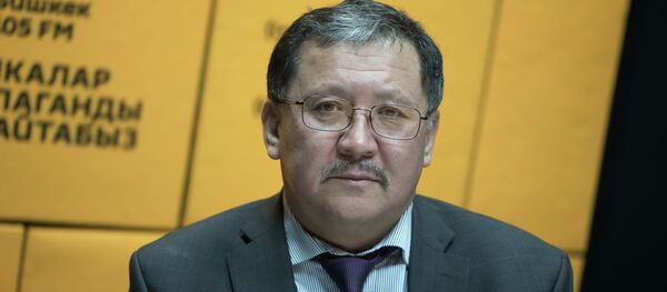 Өнөр жай, энергетика жана жер казынасын пайдалануу мамлекеттик комитетинин төрагасынын орун басары Карыбек Ибраев Өнөр жай, энергетика жана жер казынасын пайдалануу мамлекеттик комитетинин төрагасынын орун басары Карыбек Ибраев - Sputnik Кыргызстан
