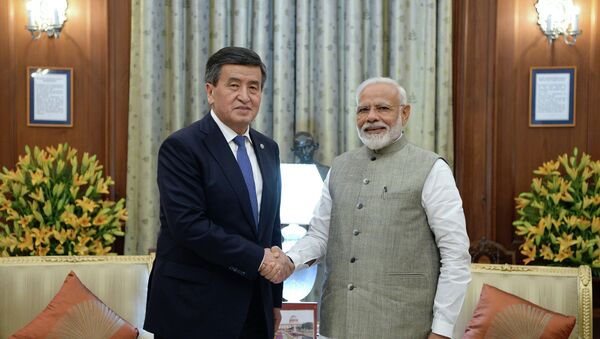 Визит президента КР Сооронбая Жээнбекова в Индию - Sputnik Кыргызстан